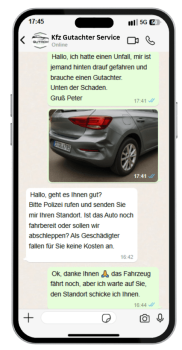 Kfz Gutachter Service - Kfz Gutachter Stuttgart -Whatsapp Kontakt